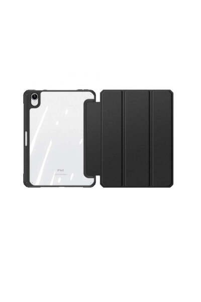 SIGLOO Premium case for iPad Mini 7/6 8.3" synthetic leather, Smart Pen support, PC back, Black