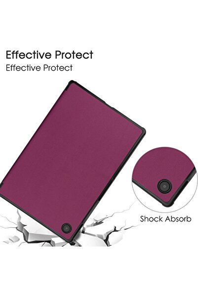 SIGLOO Husa premium slim Smart Cover Trifold pentru Samsung Galaxy Tab S8 S7 11 inci purple