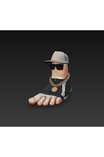 3d layer craft Gangster Footera Figür Brainrot Figür Tung Tung Tung Sahur Kar...