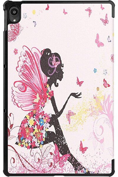 SIGLOO Husa Slim Smart Cover Trifold pentru Lenovo Tab P11 P11 Plus 11 inci model elf girl