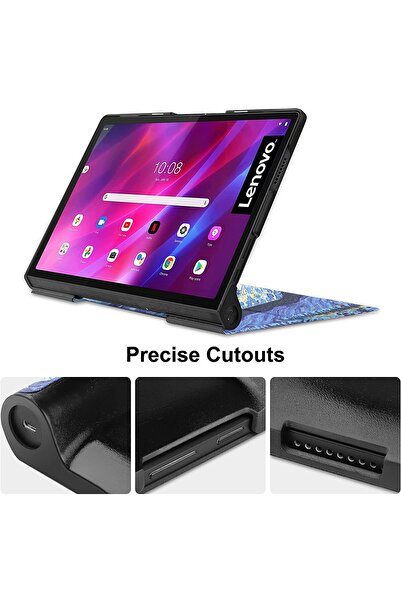 SIGLOO Husa Smart Cover pentru Lenovo Yoga Tab 11 11 inci 2021 abstract painting