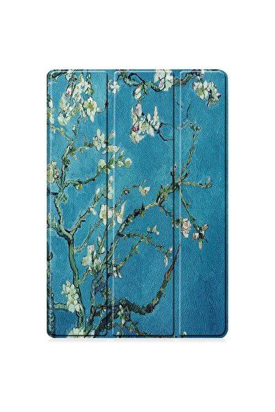 SIGLOO Husa Slim Sigloo, Smart Cover, Trifold, pentru tableta Lenovo Tab M9, TB-310FU, 9", Cires Inflorit