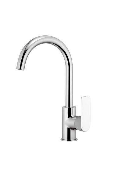 remer Rubinetterie Infinity Kitchen I72 kitchen sink faucet, high and swivel spout,ceramic cartridge