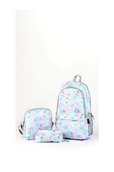 Şımarık GÜLEN YÜZ ÜÇLÜ İLKOKUL ÇANTASI SETİ