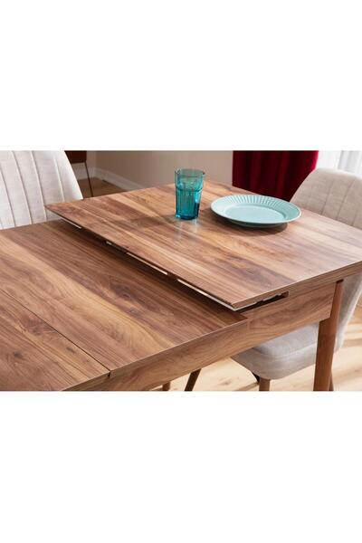 Toce 6 Kişilik Yemek Odası Mutfak Salon Masası Masa Takımı Açılır Kapanır
