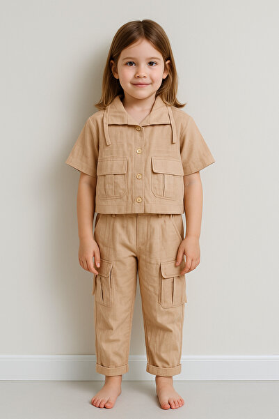 NK INDIA KIZ ÇOCUK KETEN PANTOLON