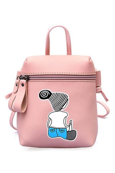 Generic Simple Design Chic All Match Fashion Bucket Bag Pink One Size