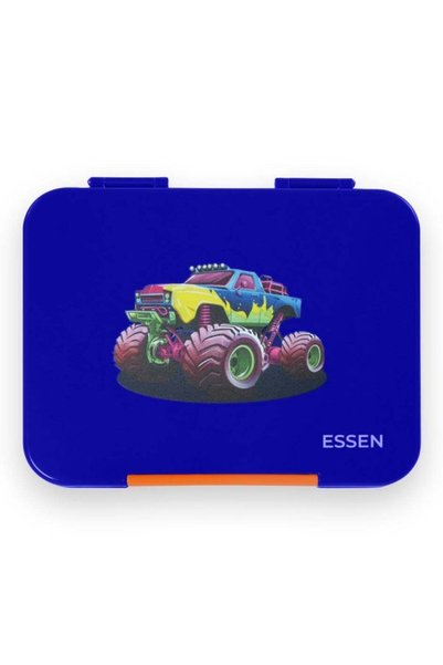 Generic Bento Large Lunch Box for kids boys - Monster Truck