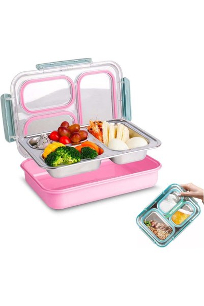 Generic Bento box, Lunch Box 304 Stainless Steel, Leak-proof Thermal Insulati...