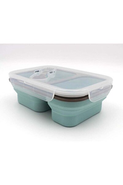 Generic Auroware Collapsible Silicone Bento Lunch Box Container Food Storage ...