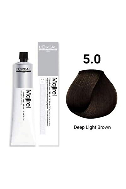 Majirel صبغة شعر دائمة 5.0 بني فاتح عميق 50 مل