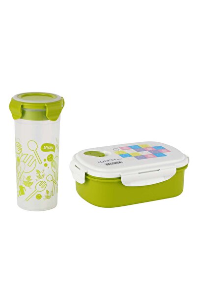 Generic Delcasa Lunch Box and Water Bottle Set- DC3216
