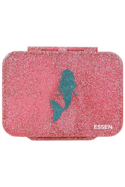 Generic Tritan Bento Lunch Box for Kids Girls - Pink Glitter Mermaid