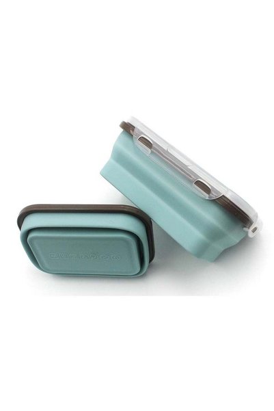Generic Auroware 2 Set Silicone School Lunch Box Collapsible Eco Friendly Foo...