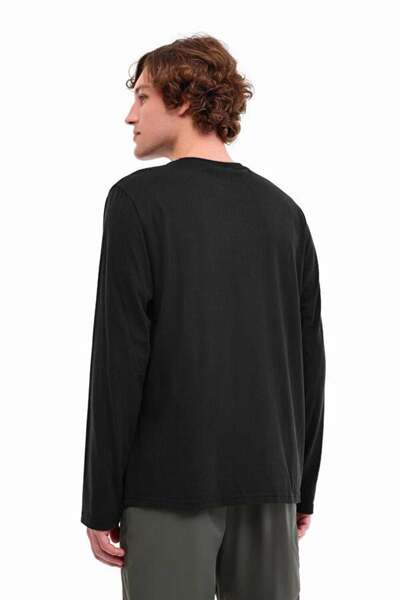 Kinetix LOEN 14LJK-130-33 5PR Ανδρικό μαύρο μακρυμάνικο μπλουζάκι 102025429