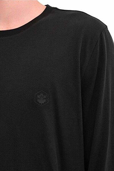 Kinetix LOEN 14LJK-130-33 5PR Ανδρικό μαύρο μακρυμάνικο μπλουζάκι 102025429