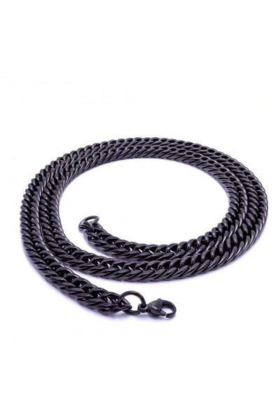 FM Fishback Men's Steel Necklace 1.6mm X 4mm 3183Cek054