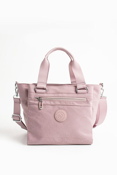 H&D COLLECTİON Women's 5-Eye Parachute Fabric Adjustable Cross Strap Hand and Shoulder Bag
