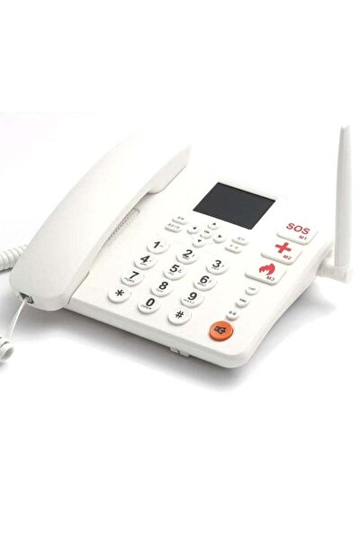 Hope LF9002 هاتف ثابت لاسلكي مع فتحة بطاقات، نقل قوي، بطارية 1200 مللي أمبير، يدعم 2G-