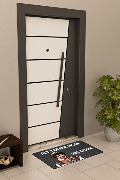 Dormot Yüksek Kaliteli Dijital Baskı Siyah, Prens Alt Tabaka İnsan temalı Kapı Önü Paspası