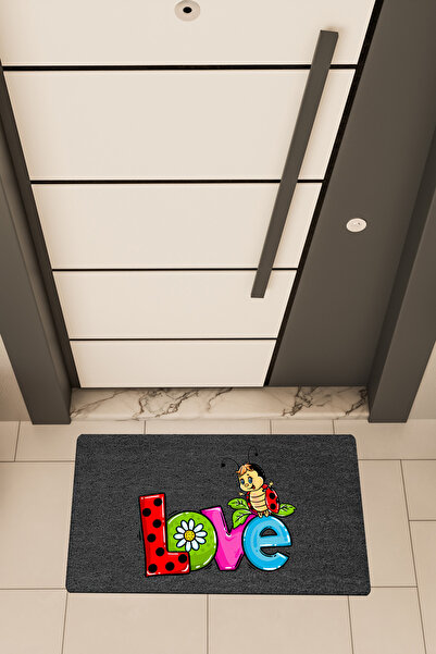 Dormot Υψηλής ποιότητας ψηφιακή εκτύπωση σε μαύρο, πολύχρωμο χαλάκι πόρτας με...