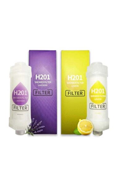 H2O COOL 2-Pack Scented Shower Filters with Vitamin C (لافندر -نعومة الحليب)