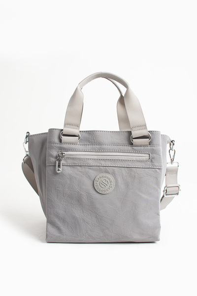 H&D COLLECTİON Women's 5-Eye Parachute Fabric Adjustable Cross Strap Hand and Shoulder Bag