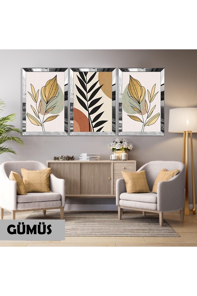 Harikabirev HARİKABİREV | MODEL BOHEM PLANTĂ CU MOTIVE ANTICE 02 | MDF PLKSMDF CU CADRU PLEXI