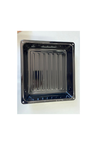Sürmene Enameled Square Tray 28 cm (27 cm X 38 cm)
