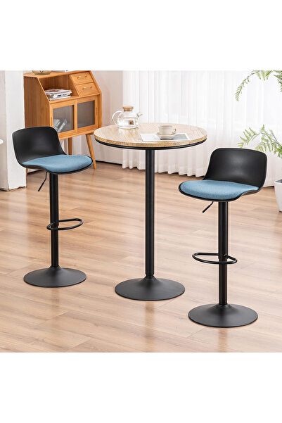 OEM Scaune de bar pivotante, reglabile pe înălțime 79-103 cm, șezut căptușit,...