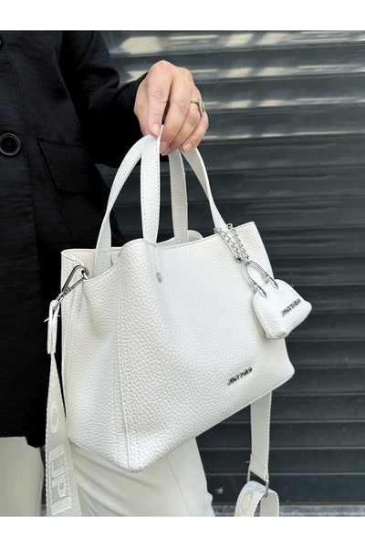 Just Polo Original Soft Leather Adjustable Cross Column Strap Shoulder Bag