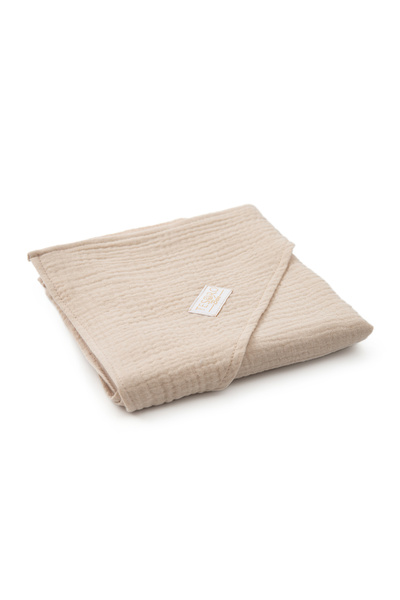 OEM Light Beige Hooded Muslin Towel