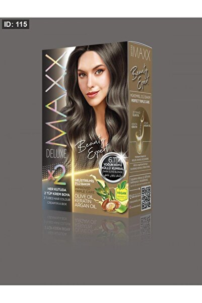 MAXX DELUXE MAXX - ماكس صبغة شعر (اشقر زيتوني غامق "6.11”)