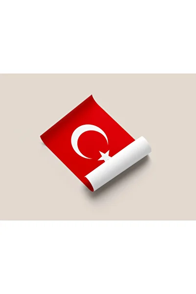 Rosaart Turkish Flag Frameless Poster, Digital Printing Flag