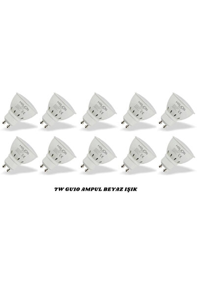 Helios Gu10 Led Ampul Beyaz Işık 7w GU10, one size