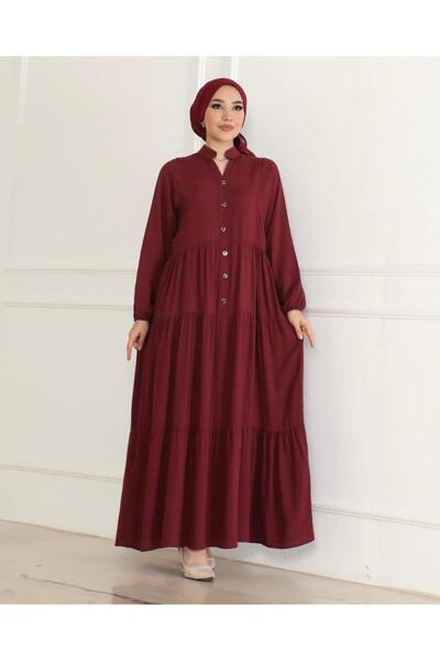 Goldenlook Casual Plain Dress - Relaxed Fit