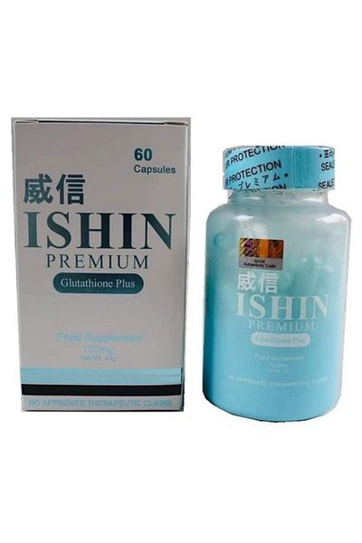ishin Premium Glutathione Plus Food Supplement 700mg 60 Capsules