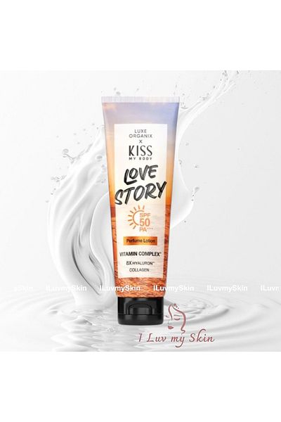 LUXE ORGANIX x Kiss my Body Love Story Perfume Lotion SPF50 PA+++