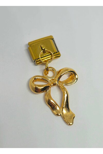 RoseCo00 Gold Sallantılı İtalyan Bileklik Charm