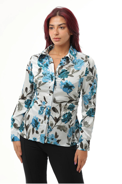 SUGA bright floral shirt