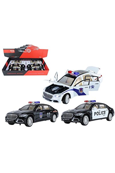 SPOR35 Kız Erkek Çocuk Oyuncak XHD-B2430 C-B 1 24 IŞIKLI SESLİ TSL POLİS ARABA Kız Erkek Çocuk Oyuncak Eğit