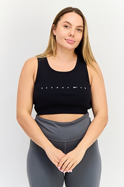 Reebok Women Sportswear Fit Sleeveless Training Tank Top, Black