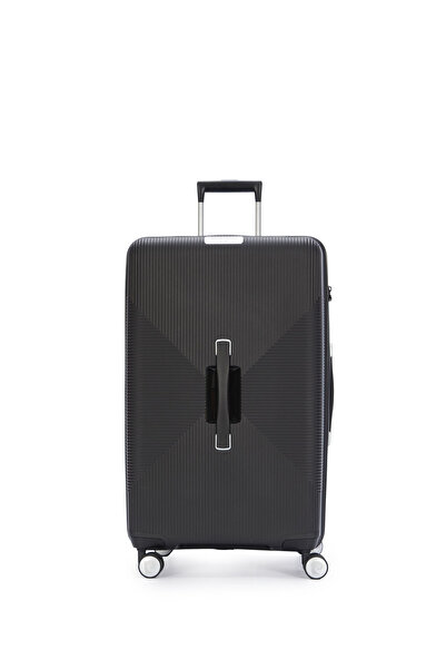 Pierre Cardin 3'lü Set %100 Polipropilen Valiz Siyah 04PC7080