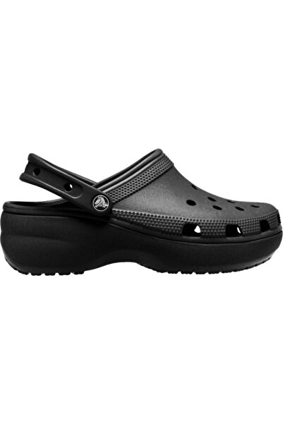 Crocs Papuci negri pentru femei Classic Platform Clog W 206750-001