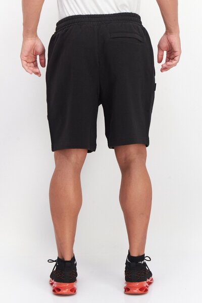 Puma Men Relaxed Fit Brand Logo Training Shorts, Black
