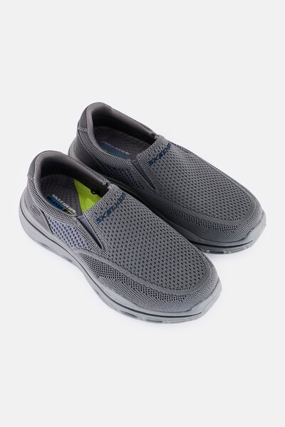 SKECHERS Men Glide Step Slip On Outdoor Shoes, Grey