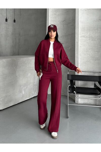 FERZOLAİO Bounce Burgundy Double Set