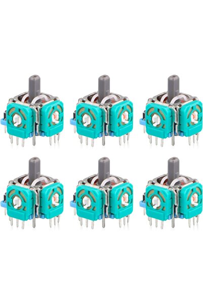erorex 3D Joystick Module 6Pcs Analog Sensor Stick Replacement Ps4 Dualshock 4 Xbox One Controller Xbox
