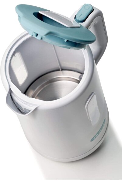 erorex 2200W Plastic Kettle White And Blue 1.7 Liter