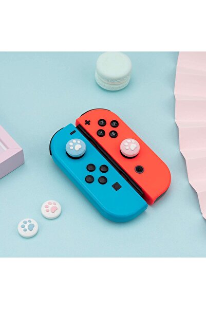 erorex Switch Thumb Grip Caps Joystick Cap Nintendo Switch & Lite Soft Silicone Cover Joy Con Controller